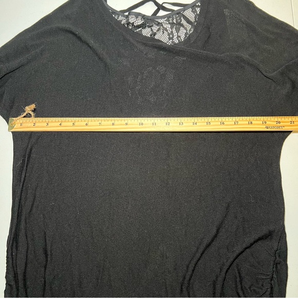 NWT torrid Pullover Lace Back Sweater black women’s size 2XL 100% rayon - Picture 13 of 14